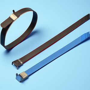 Coated L Buckle Steel Cable Tie